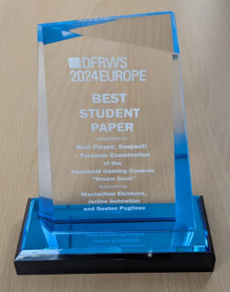Towards entry "Best Student Paper Award at DFRWS EU 2024 in Zaragoza"